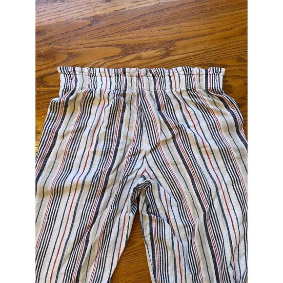 Loft Women's Wide-Leg Striped Pants Size S Multicolor Casual - Picture 4 of 6